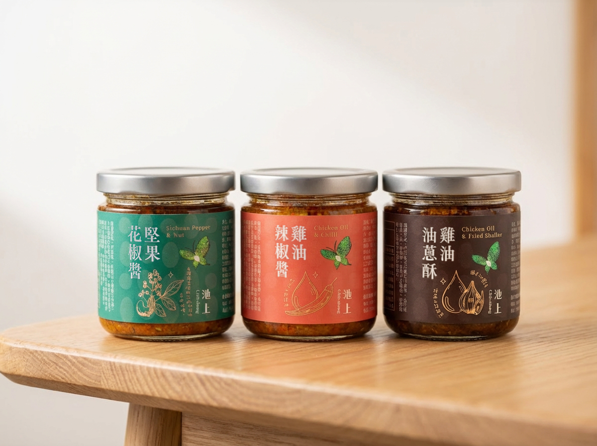 池上農會_拌醬貼紙包裝